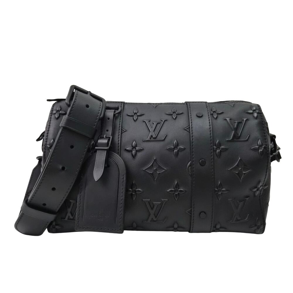 Louis Vuitton Monogram Seal City Keepall Black